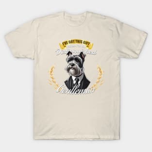 The Distinguished Schnauzer Gentleman T-Shirt